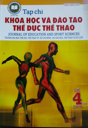 Tạp chí Khoa học và Đào tạo thể dục thể thao, Số  4, năm 2018
